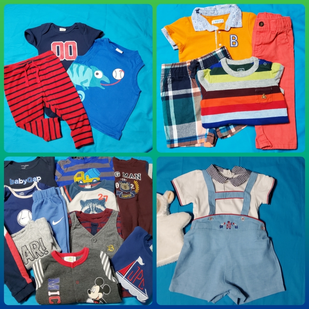 BABY BOY CLOTHES SIZE (6-9M).